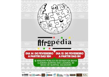 Seminário Afropédia ocorre m Salvador nos próximos dias 14 e 15 de fevereiro