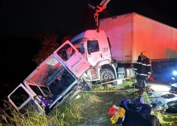 Colisão entre caminhão e van deixa nove mortos em Minas Gerais