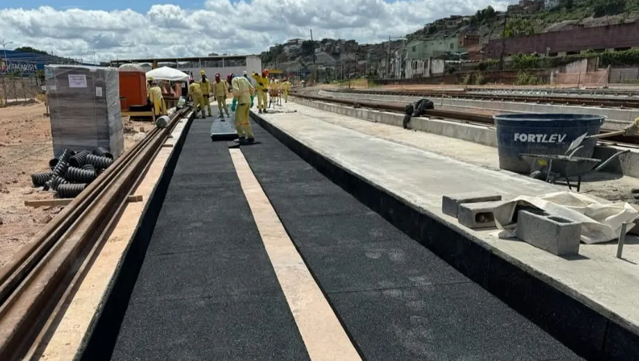 VLT tem obras em ritmo acelerado na Cidade Baixa