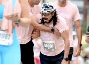 Bell Marques passa mal e é carregado durante corrida em Fortaleza