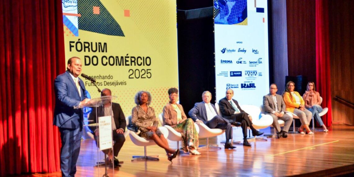 Vice-Governador Geraldo Júnior destaca fortalecimento do comércio baiano durante o Fórum do Comércio 2025