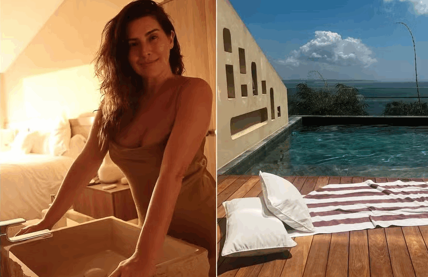 Casa de Fernanda Paes Leme tem diária de R$ 6 mil em Salvador