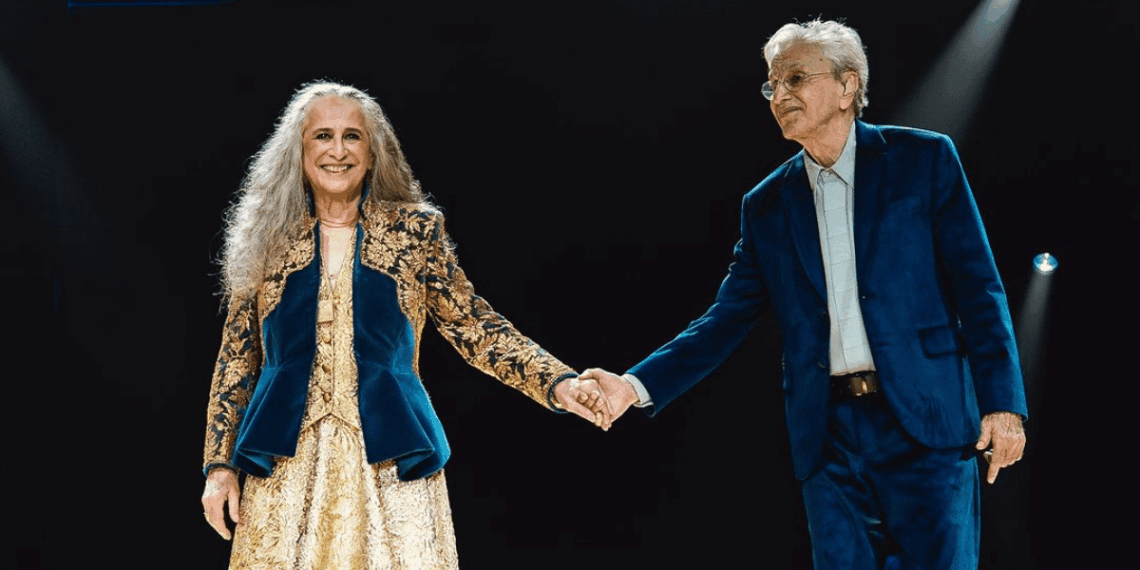 Caetano e Bethânia são indicados ao Grammy 2026 por álbum global