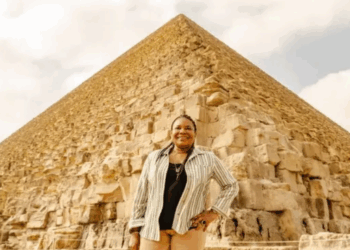 Margareth Menezes visita o Egito e brinca: “Eu falei faraó!”