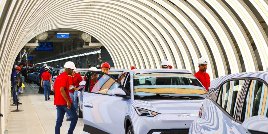BYD amplia unidade e eleva índice de nacionalização