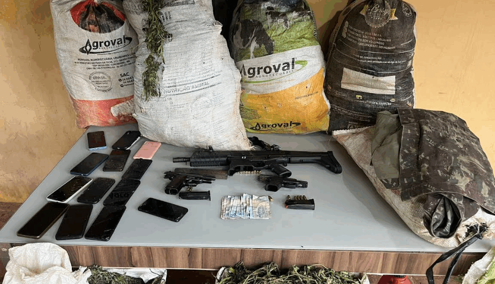Maior apreensão de 2026 soma 3 t de maconha