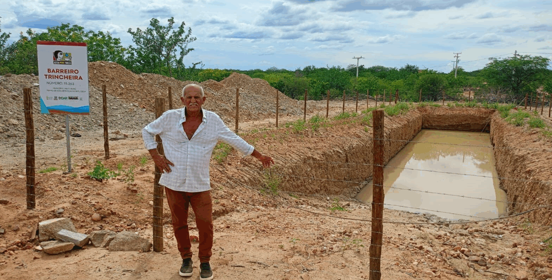 Acesso à água fortalece produção rural e segurança hídrica na Bahia