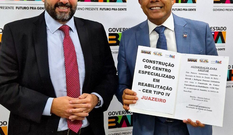 Jerônimo libera centro de reabilitação em Juazeiro no Novo PAC