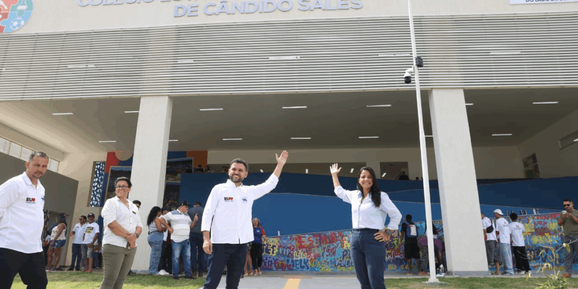 Cândido Sales ganha nova escola de tempo integral