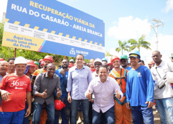 Prefeitura inicia requalificação de via de acesso a empreendimentos habitacionais do MCMV em Areia Branca