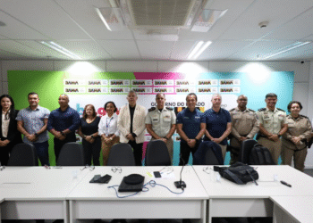 Representantes da FIFA conhecem COI da SSP e discutem segurança para a Copa Feminina