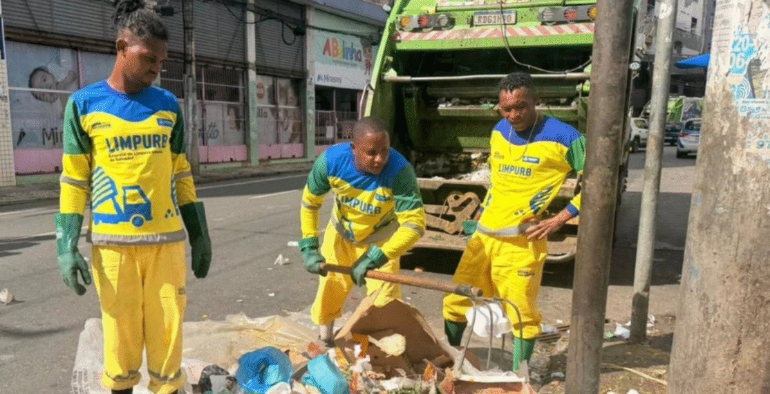 Paralisação nacional suspende serviço de limpeza urbana em Salvador nesta segunda-feira
