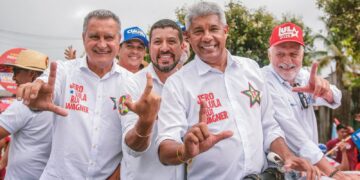 Jerônimo percorre Extremo Sul ao lado de Rui e Wagner