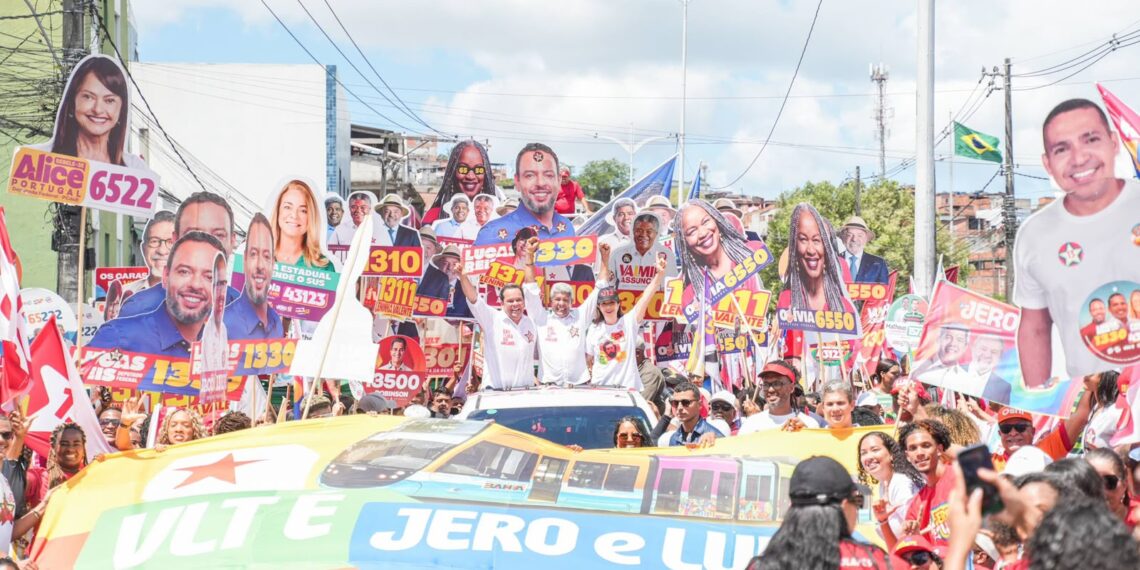 ‘Caminhada do 13’: Jerônimo reúne apoiadores no Subúrbio e exalta aporte de R$ 10,3 bilhões em Salvador