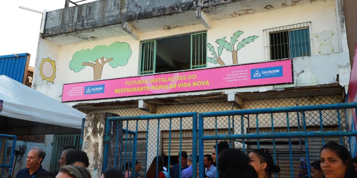 Bairro da Paz ganha Restaurante Popular Vida Nova