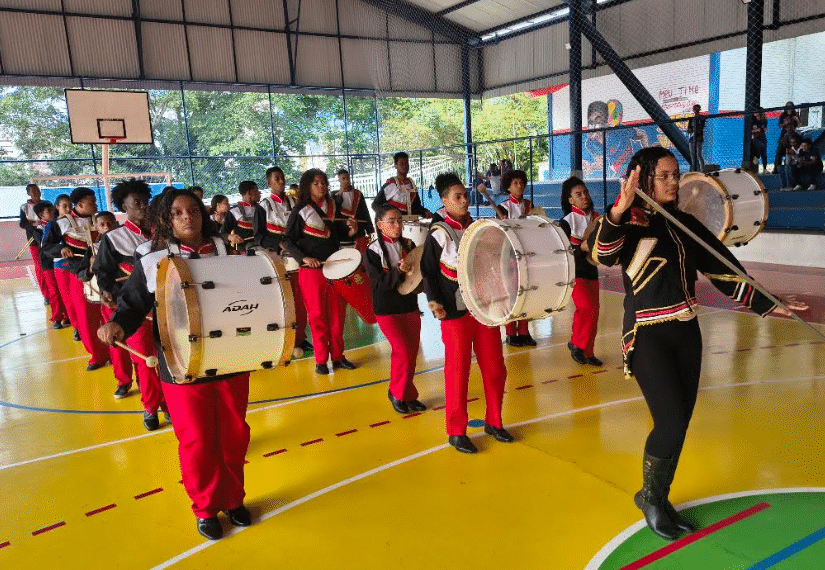 Fanfarras da rede estadual participam do desfile de 7 de Setembro