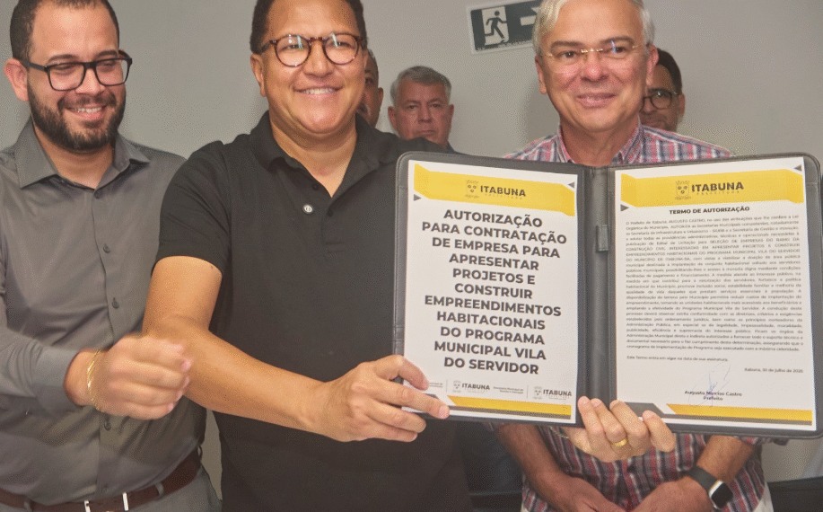 Prefeito Augusto Castro autoriza pré-cadastro de servidores para programa habitacional