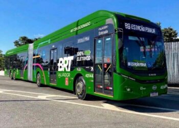 Salvador terá 10 novos ônibus elétricos articulados para o BRT