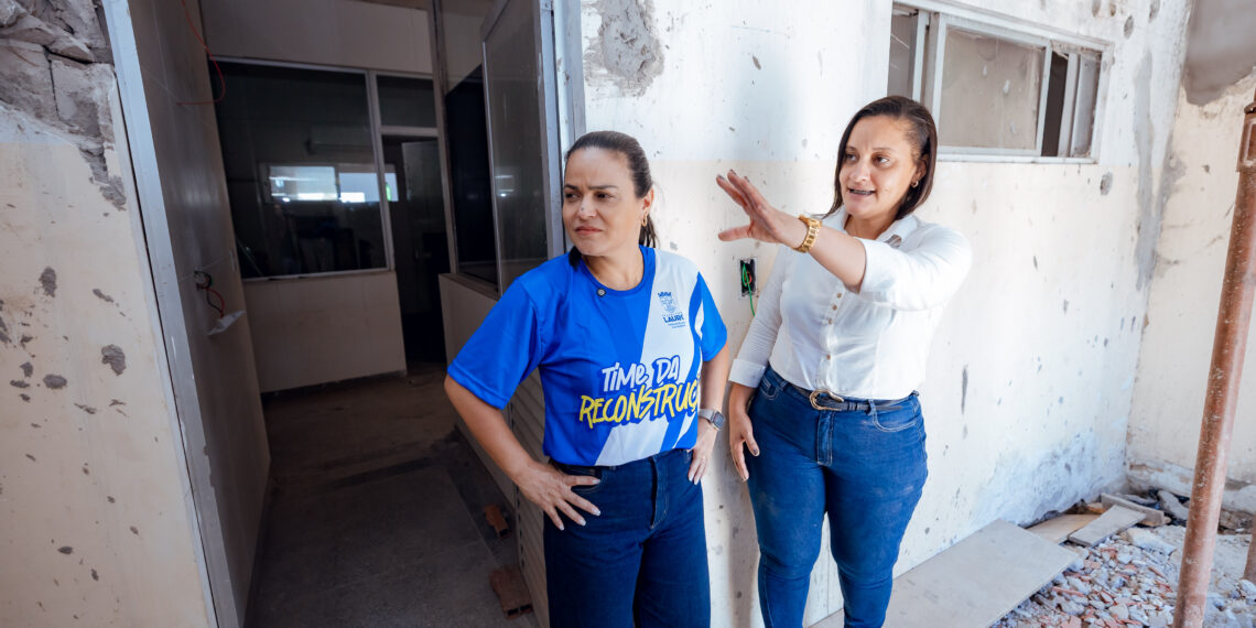 Com 70% de execução, obra da Cozinha Comunitária de Itinga recebe visita técnica da prefeita Débora Regis