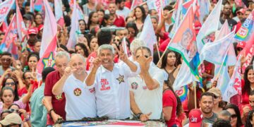 Jerônimo cita mobilização nas ruas e confiança na vitória no 1º turno