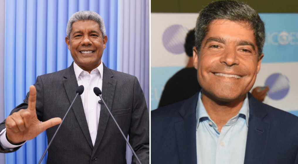 Quaest na BA, votos válidos: Jerônimo Rodrigues, 52%; ACM Neto, 48%