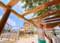 Obra de requalificação da praça do Dona Lindu, em Itinga, alcança 87% de execução