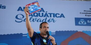 Bruno Reis anuncia ampliação para 3 mil vagas na Arena Aquática Salvador ainda em 2026