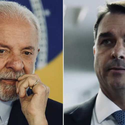 Luiz Inácio Lula da Silva (PT) e Flávio Bolsonaro (PL)  • Reprodução/CNN